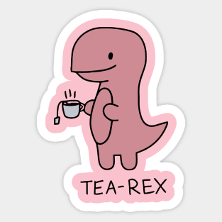 Tea-Rex Sticker